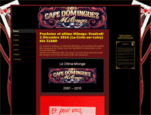 Tablet Screenshot of cafedominguez.ch